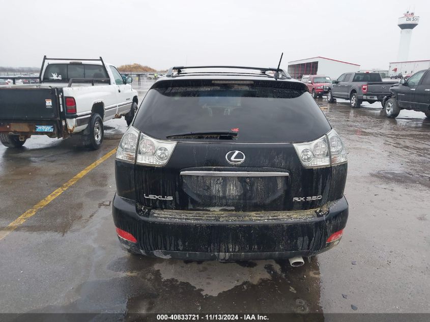 2008 Lexus Rx 350 VIN: JTJHK31U682043562 Lot: 40833721