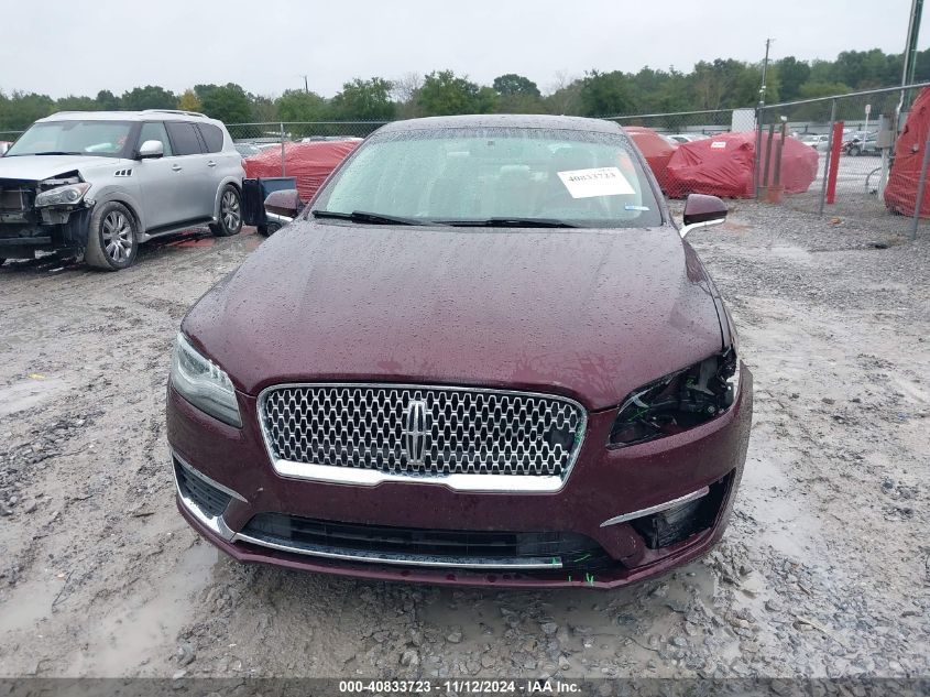 2018 Lincoln Mkz Hybrid Select VIN: 3LN6L5LU3JR614406 Lot: 40833723