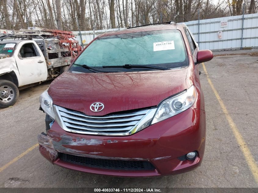 2013 Toyota Sienna Xle V6 8 Passenger VIN: 5TDYK3DC2DS282986 Lot: 40833746