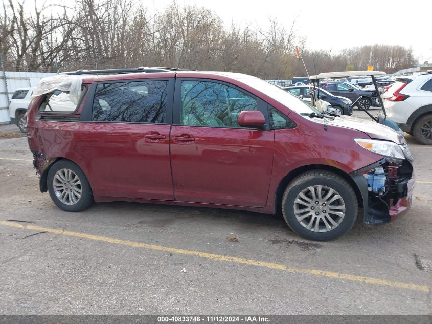 2013 Toyota Sienna Xle V6 8 Passenger VIN: 5TDYK3DC2DS282986 Lot: 40833746