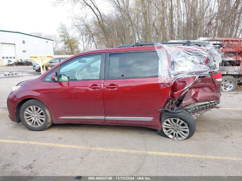 2013 Toyota Sienna Xle V6 8 Passenger VIN: 5TDYK3DC2DS282986 Lot: 40833746