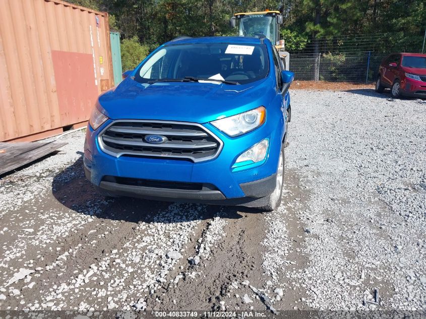 2020 Ford Ecosport Se VIN: MAJ3S2GE5LC365190 Lot: 40833749