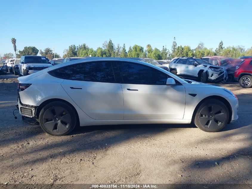 VIN 5YJ3E1EB4NF242894 2022 TESLA MODEL 3 no.13