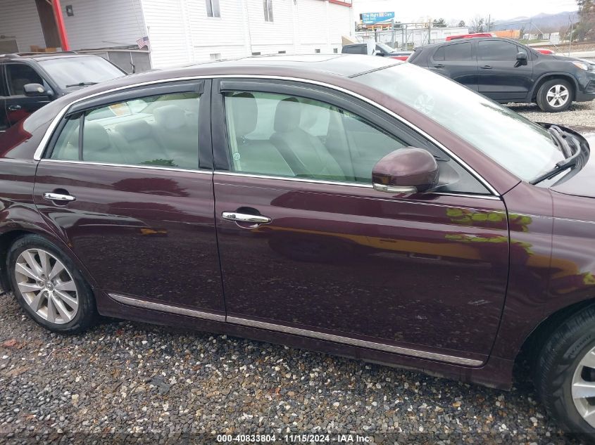 2011 Toyota Avalon Limited VIN: 4T1BK3DB0BU392131 Lot: 40833804