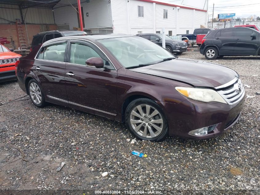 2011 Toyota Avalon Limited VIN: 4T1BK3DB0BU392131 Lot: 40833804