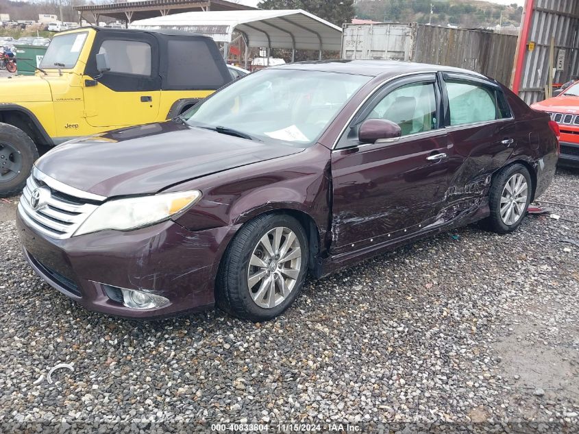 2011 Toyota Avalon Limited VIN: 4T1BK3DB0BU392131 Lot: 40833804