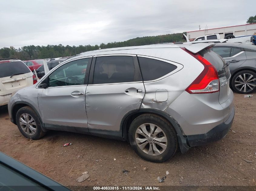 2013 Honda Cr-V Ex-L VIN: 2HKRM3H75DH516832 Lot: 40833815