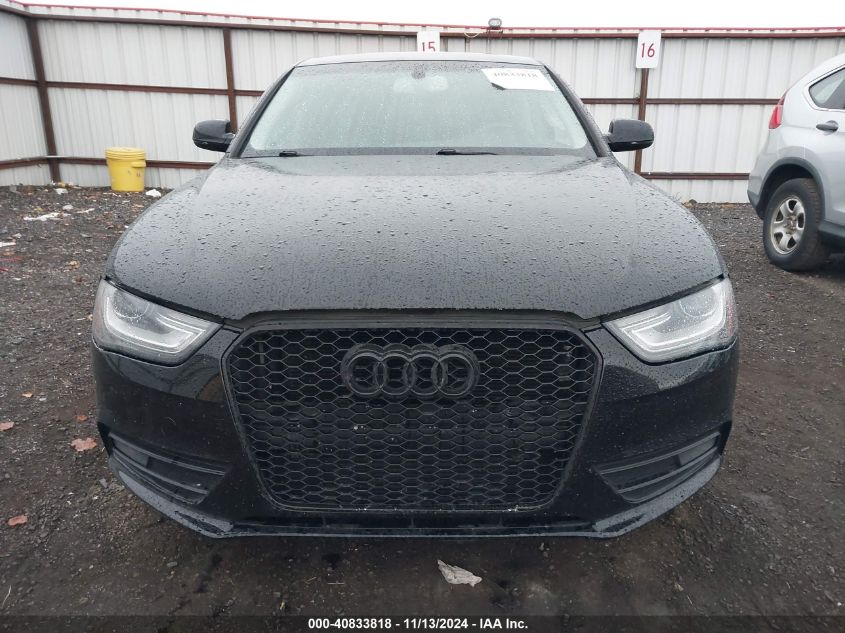 2013 Audi A4 2.0T Premium VIN: WAUFFAFL9DN039627 Lot: 40833818