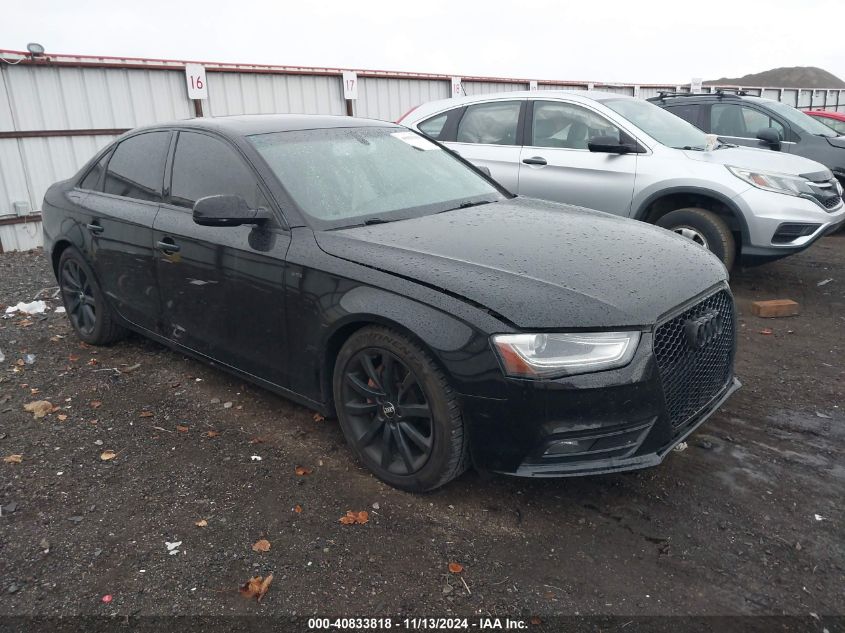 2013 Audi A4 2.0T Premium VIN: WAUFFAFL9DN039627 Lot: 40833818