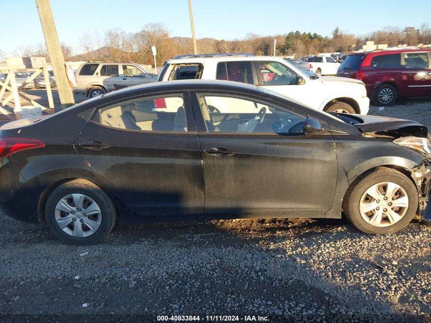 2016 Hyundai Elantra Se VIN: KMHDH4AE1GU583527 Lot: 40833844