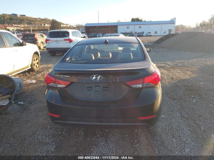 2016 Hyundai Elantra Se VIN: KMHDH4AE1GU583527 Lot: 40833844