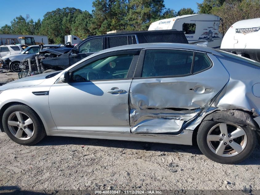 2015 Kia Optima Lx VIN: 5XXGM4A70FG455914 Lot: 40833847