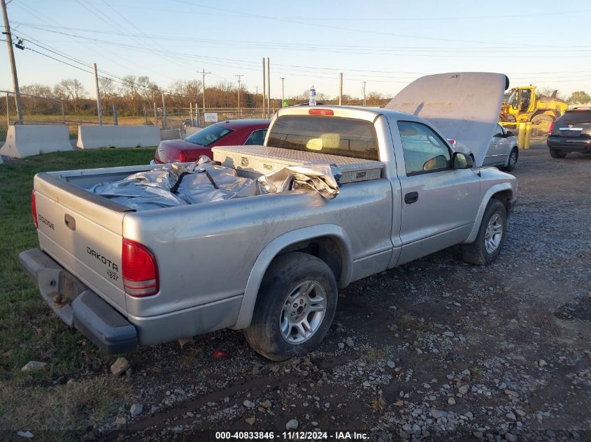 2003 Dodge Dakota VIN: 1D7FL16X83S308012 Lot: 40833846