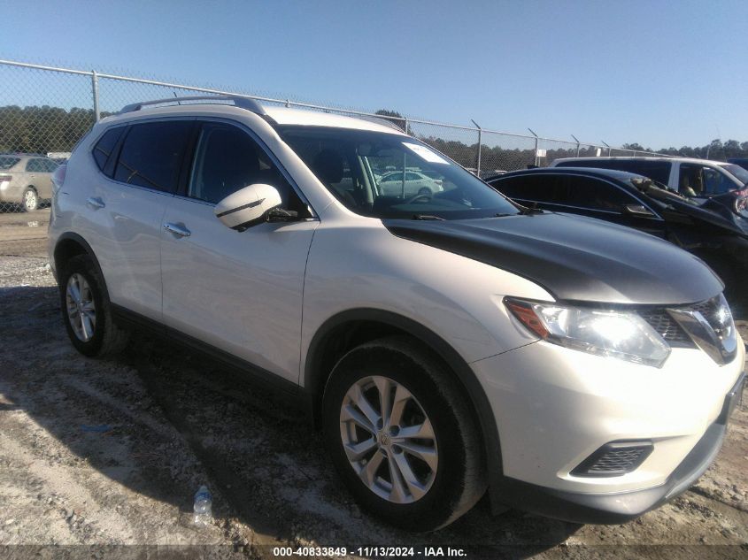 2016 Nissan Rogue Sv VIN: JN8AT2MV2GW150748 Lot: 40833849