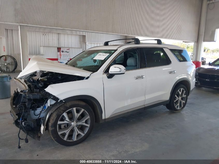 2022 Hyundai Palisade Sel VIN: KM8R44HE0NU386658 Lot: 40833855