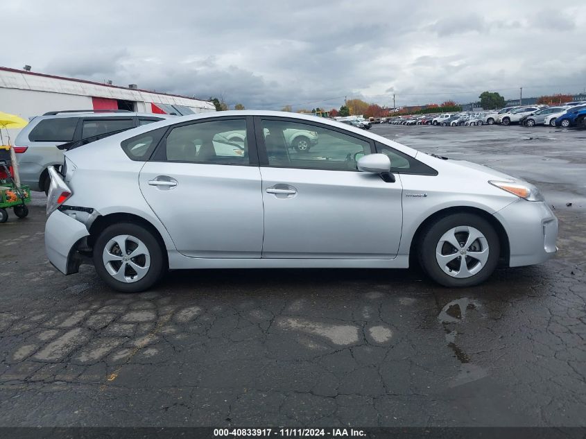 2012 Toyota Prius Three VIN: JTDKN3DU2C1542837 Lot: 40833917