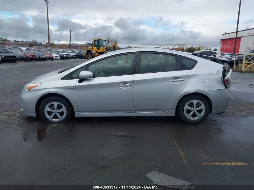 2012 Toyota Prius Three VIN: JTDKN3DU2C1542837 Lot: 40833917