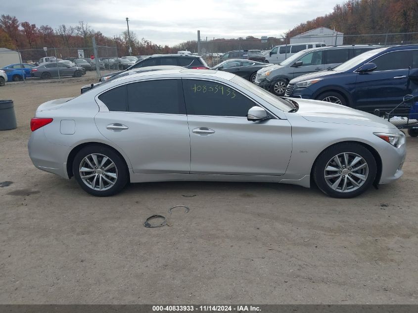 2017 Infiniti Q50 3.0T Premium VIN: JN1EV7AR3HM839368 Lot: 40833933