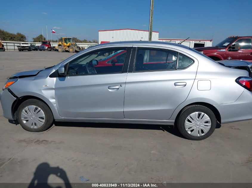 2023 Mitsubishi Mirage G4 Es VIN: ML32FUFJ4PHF02526 Lot: 40833949