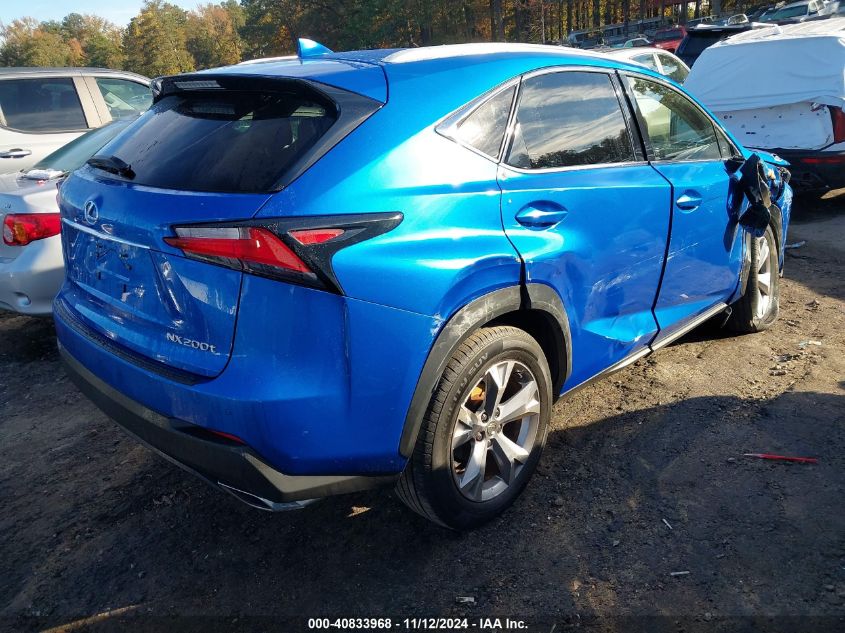 2017 Lexus Nx 200T VIN: JTJYARBZ5H2067593 Lot: 40833968