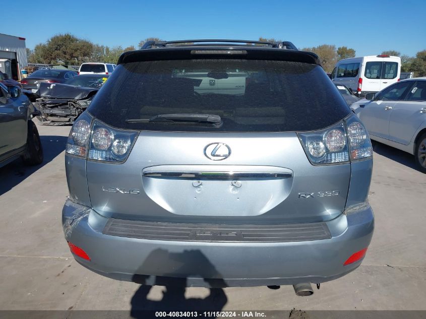 2006 Lexus Rx 330 VIN: JTJGA31U160060051 Lot: 40834013