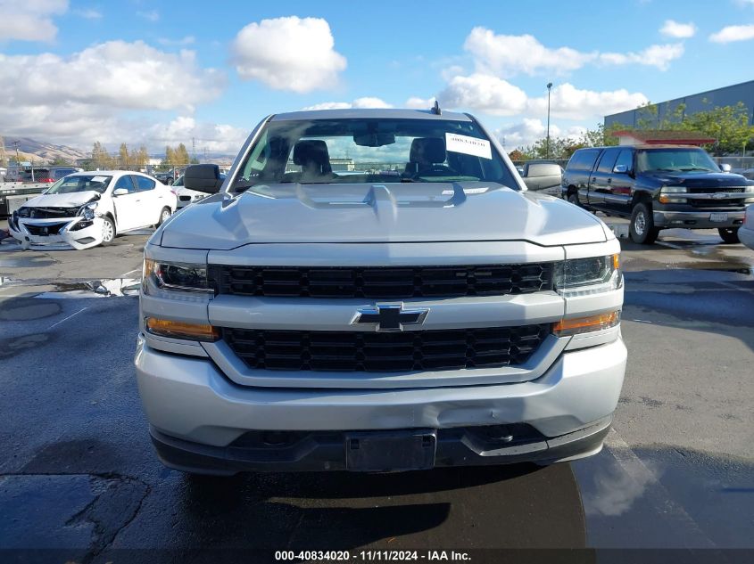 2018 Chevrolet Silverado 1500 Custom VIN: 1GCRCPECXJZ324452 Lot: 40834020