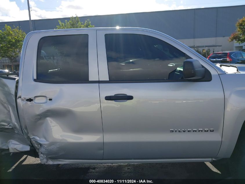 2018 Chevrolet Silverado 1500 Custom VIN: 1GCRCPECXJZ324452 Lot: 40834020