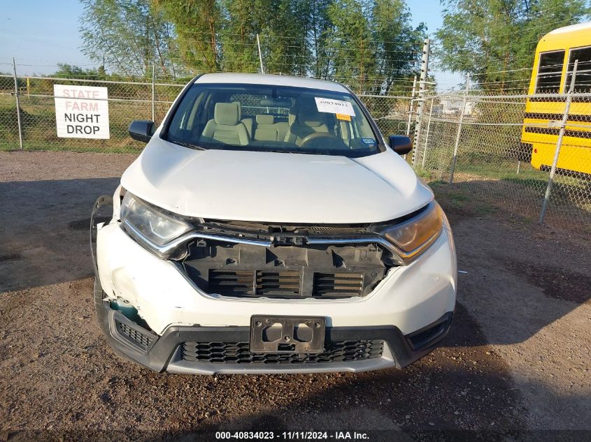 2017 Honda Cr-V Lx VIN: 2HKRW5H36HH403738 Lot: 40834023