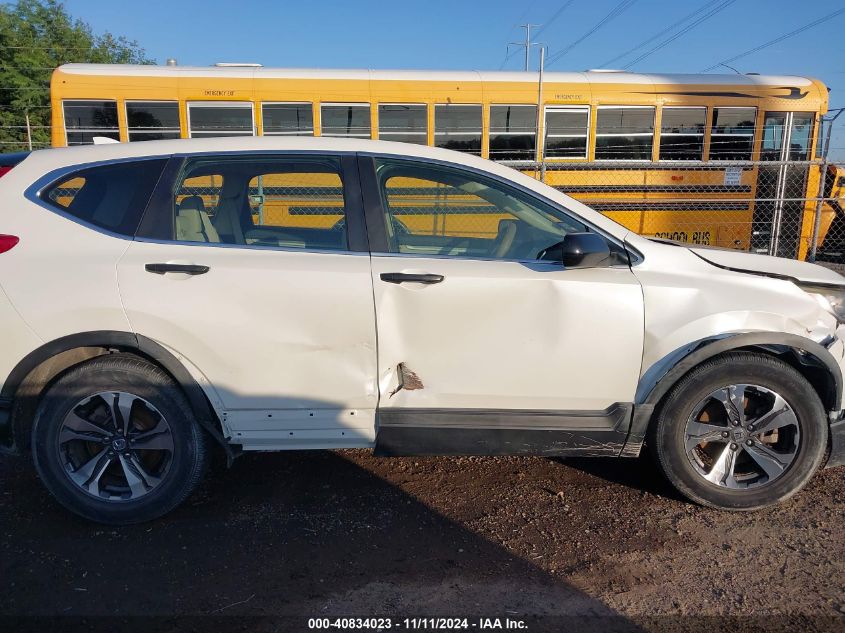 2017 Honda Cr-V Lx VIN: 2HKRW5H36HH403738 Lot: 40834023