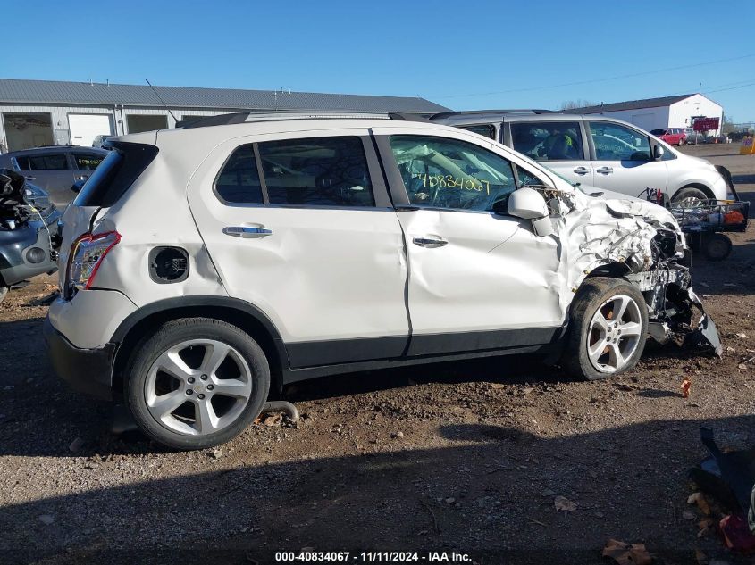 2015 Chevrolet Trax Ltz VIN: KL7CJNSB5FB063630 Lot: 40834067