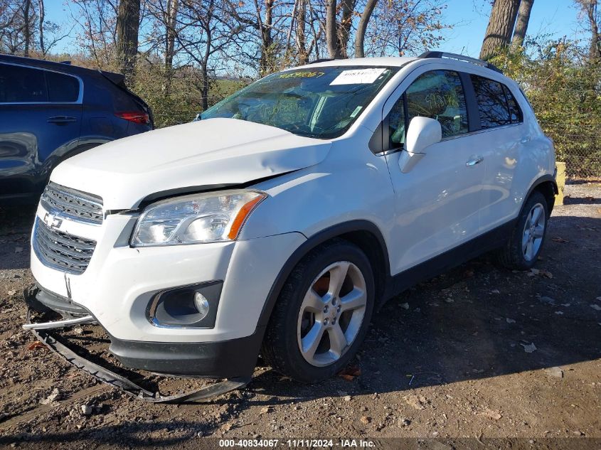 2015 Chevrolet Trax Ltz VIN: KL7CJNSB5FB063630 Lot: 40834067