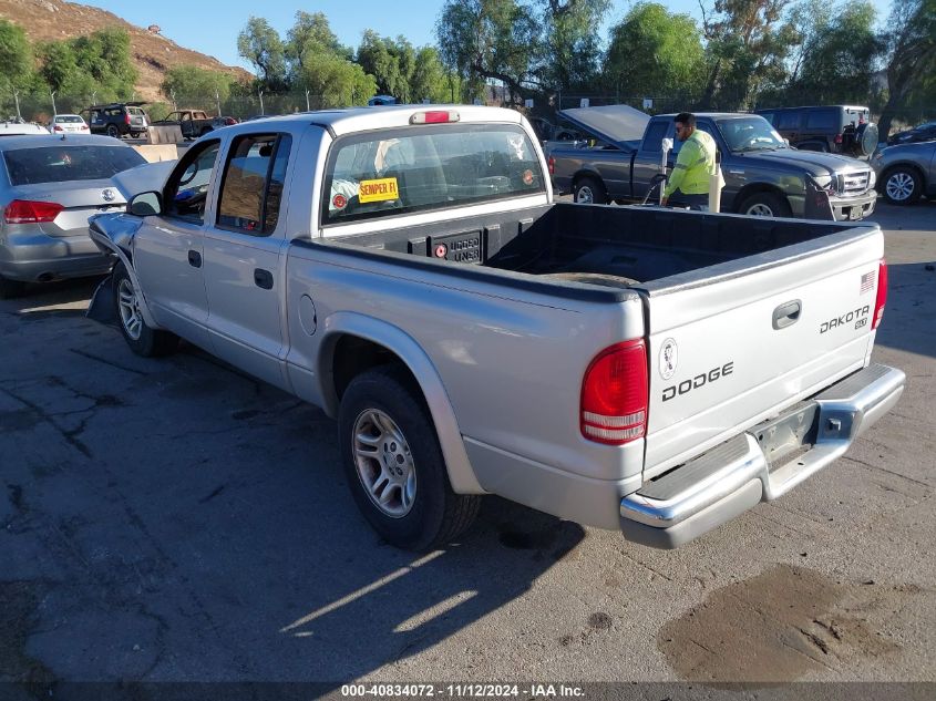 2003 Dodge Dakota Slt VIN: 1D7HL48N63S237964 Lot: 40834072