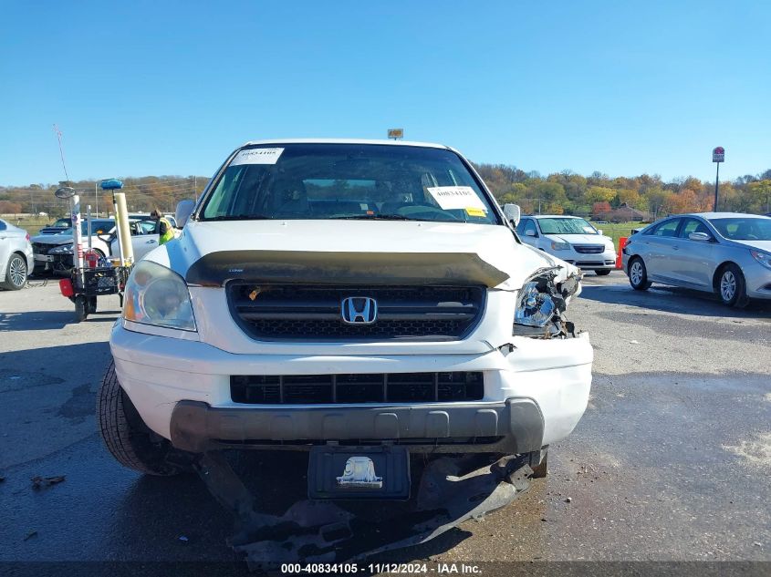 2003 Honda Pilot Ex-L VIN: 2HKYF18523H589583 Lot: 40834105