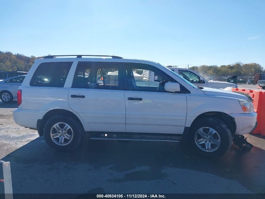 2003 Honda Pilot Ex-L VIN: 2HKYF18523H589583 Lot: 40834105