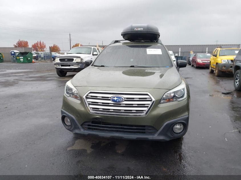 2016 Subaru Outback 2.5I Premium VIN: 4S4BSACC4G3353098 Lot: 40834107