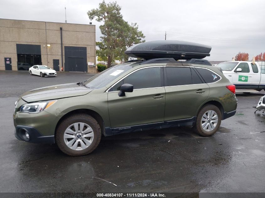 2016 Subaru Outback 2.5I Premium VIN: 4S4BSACC4G3353098 Lot: 40834107