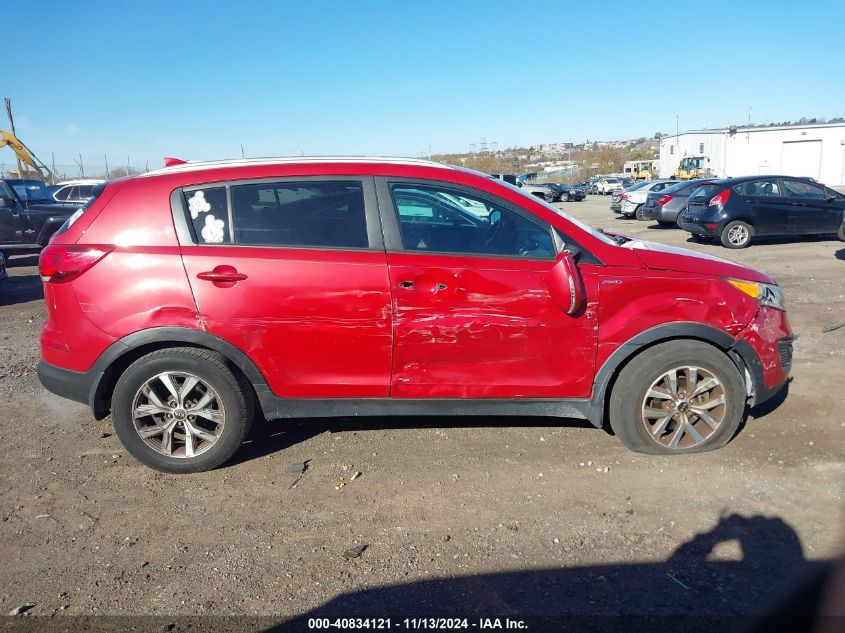 2015 Kia Sportage Lx VIN: KNDPBCAC1F7694300 Lot: 40834121