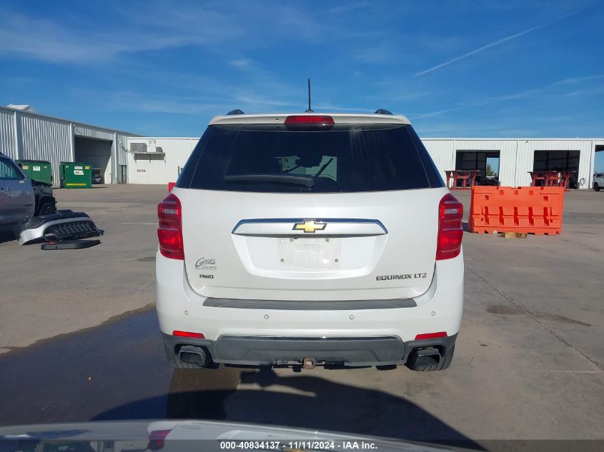 2016 Chevrolet Equinox Ltz VIN: 2GNFLGE39G6313957 Lot: 40834137