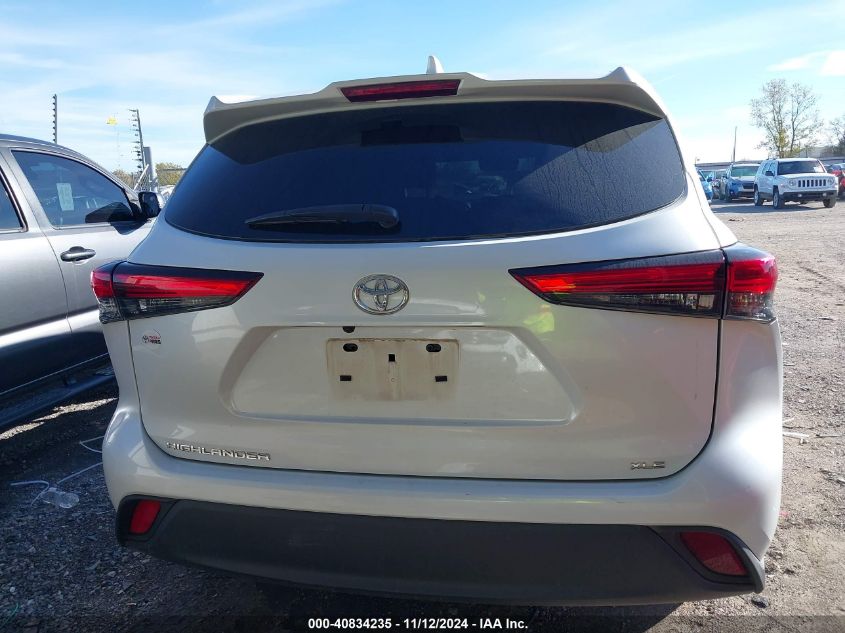 2022 Toyota Highlander Xle VIN: 5TDGZRAHXNS543356 Lot: 40834235