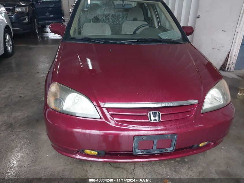 2003 Honda Civic Ex VIN: 1HGES26783L008223 Lot: 40834240