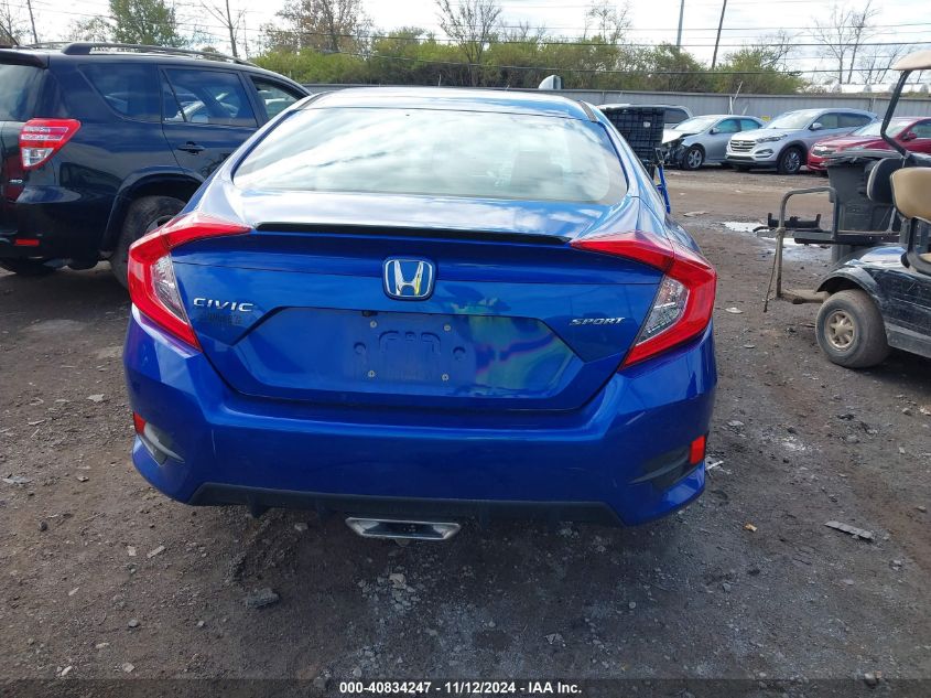 2020 Honda Civic Sport VIN: 2HGFC2F82LH571792 Lot: 40834247