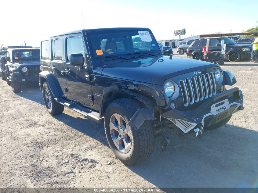 2016 Jeep Wrangler Unlimited Sahara VIN: 1C4HJWEG2GL221570 Lot: 40834258