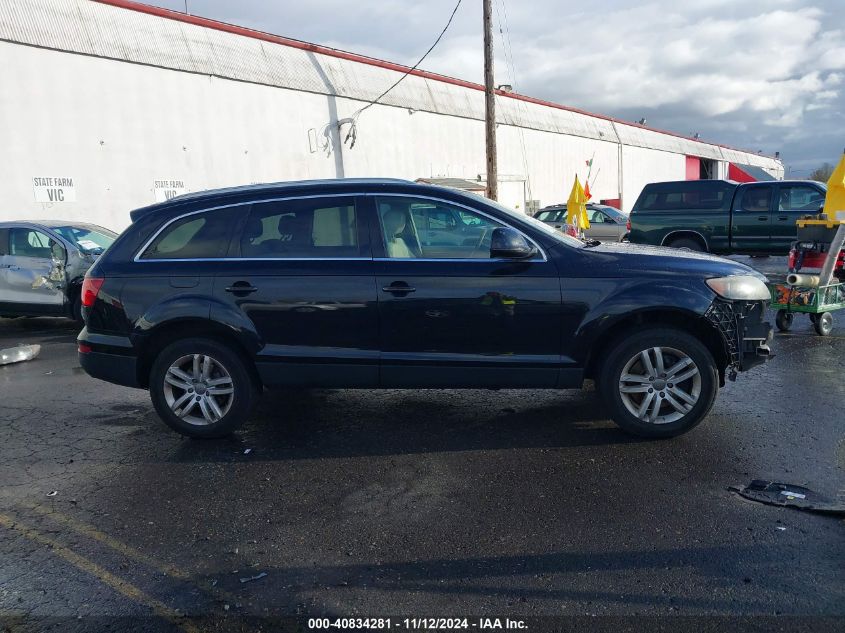 2009 Audi Q7 3.6 5 Passenger/3.6 Premium VIN: WA1AY74L89D010172 Lot: 40834281