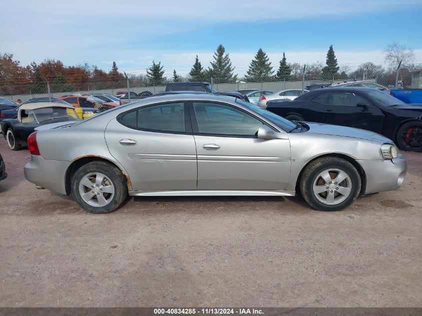 2008 Pontiac Grand Prix VIN: 2G2WP552681181414 Lot: 40834285