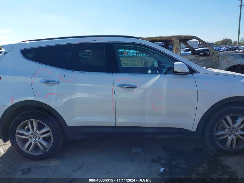 2013 Hyundai Santa Fe Sport 2.0T VIN: 5XYZUDLA8DG091834 Lot: 40834315