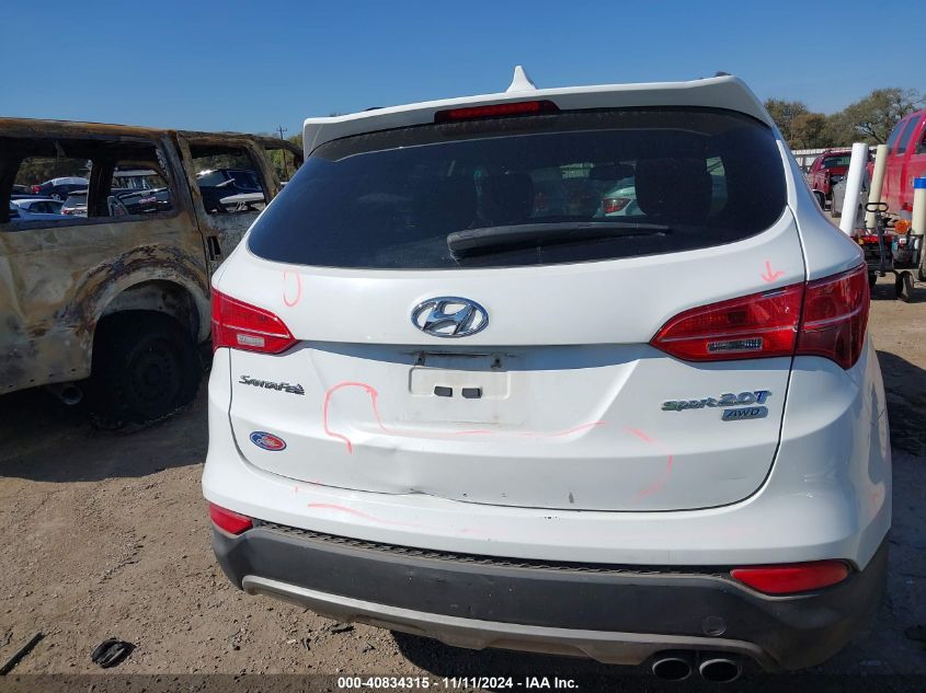 2013 Hyundai Santa Fe Sport 2.0T VIN: 5XYZUDLA8DG091834 Lot: 40834315