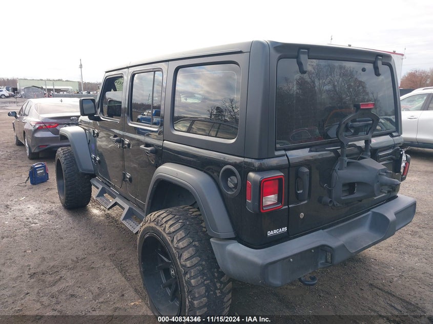 VIN 1C4HJXDN4KW525366 2019 JEEP WRANGLER UNLIMITED SPORT 4X4