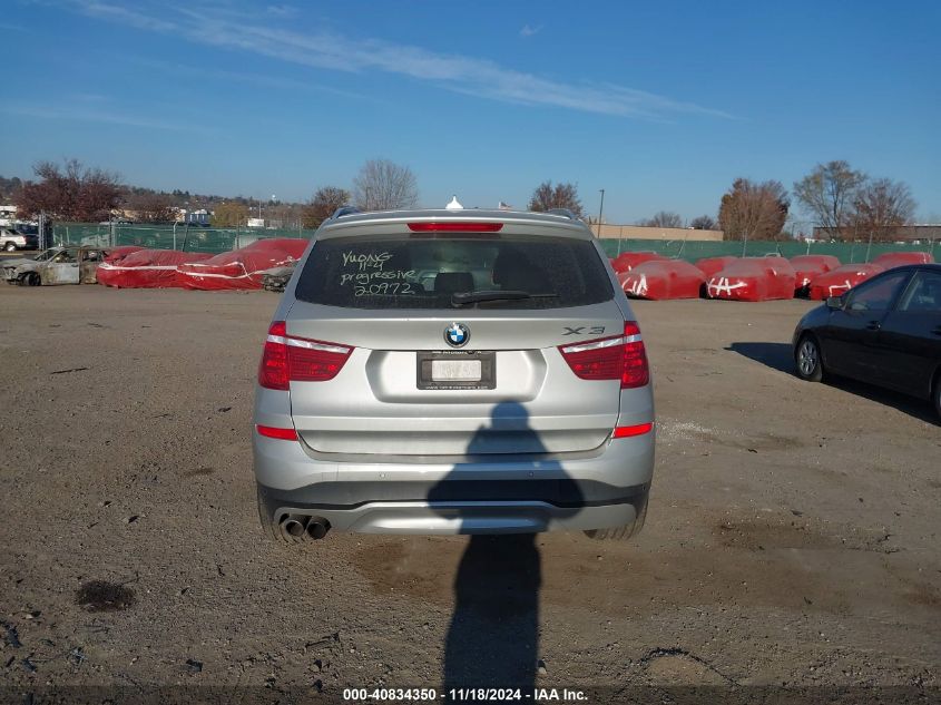 2016 BMW X3 xDrive28I VIN: 5UXWX9C5XG0D63340 Lot: 40834350