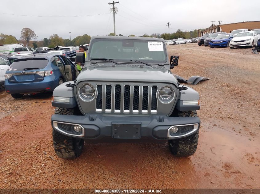 2021 Jeep Gladiator Overland 4X4 VIN: 1C6HJTFG4ML505394 Lot: 40834359