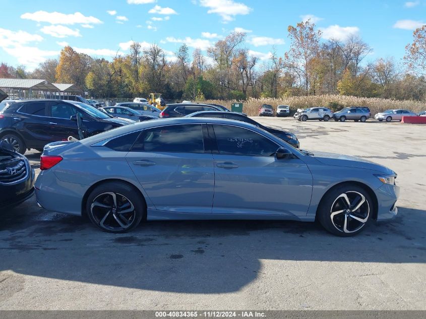 2022 Honda Accord Sport Special Edition VIN: 1HGCV1F4XNA006907 Lot: 40834365